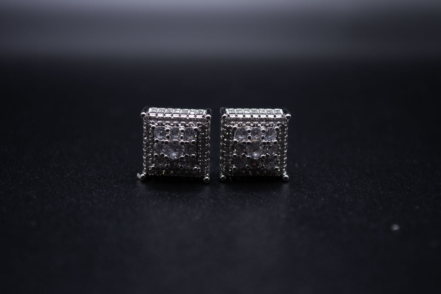 Crystal Cube Earrings