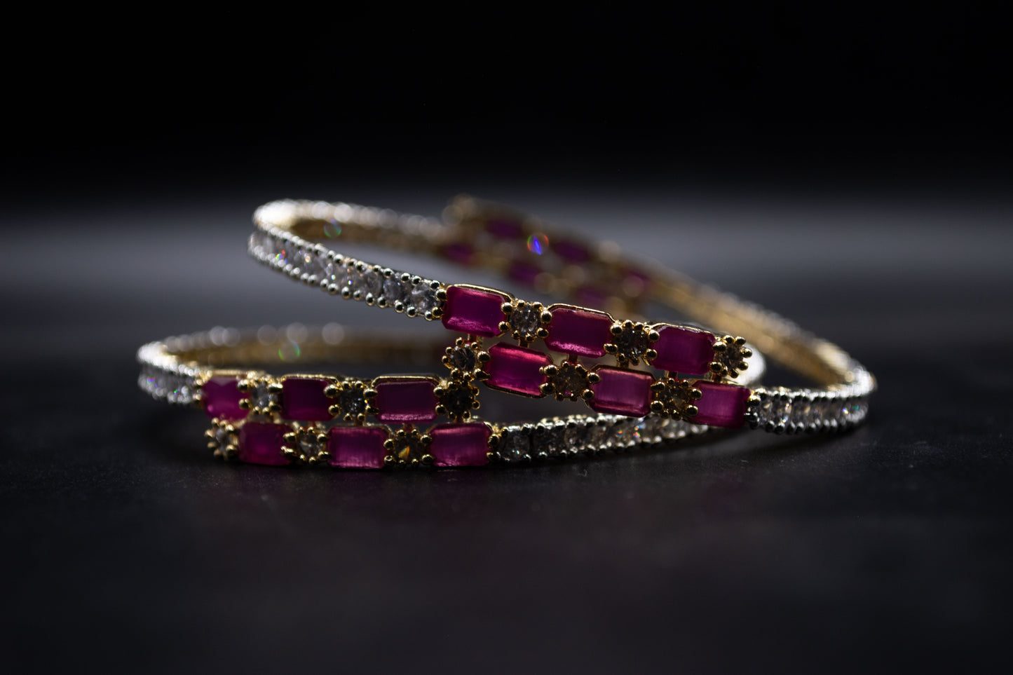 Lux Crystal Bangles by Sovrati Jewelry