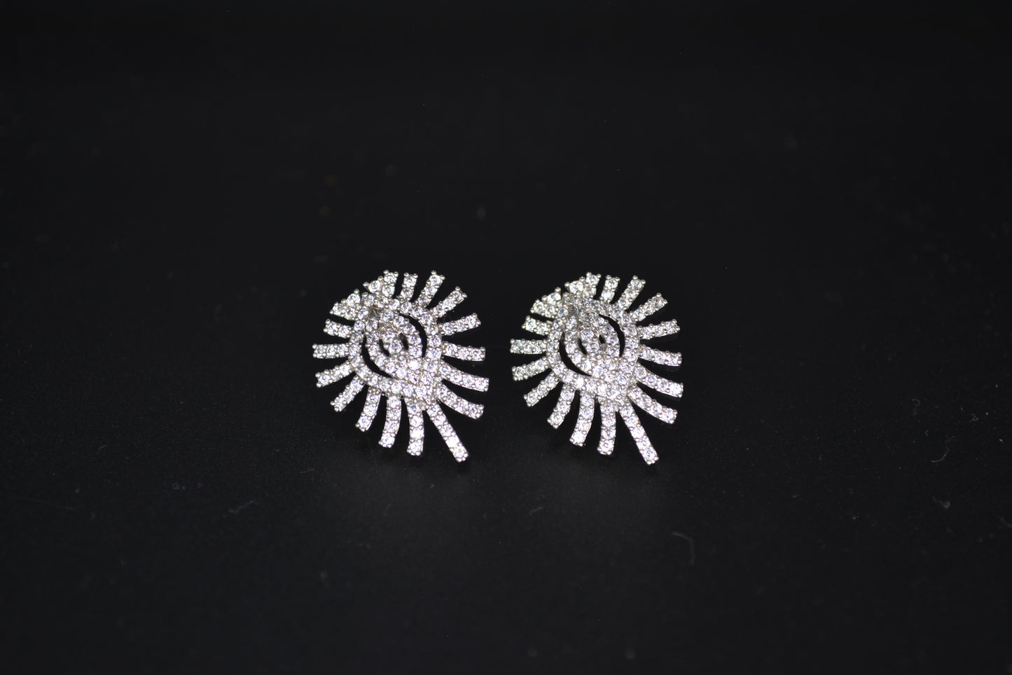 Diamond Leaf Earrings