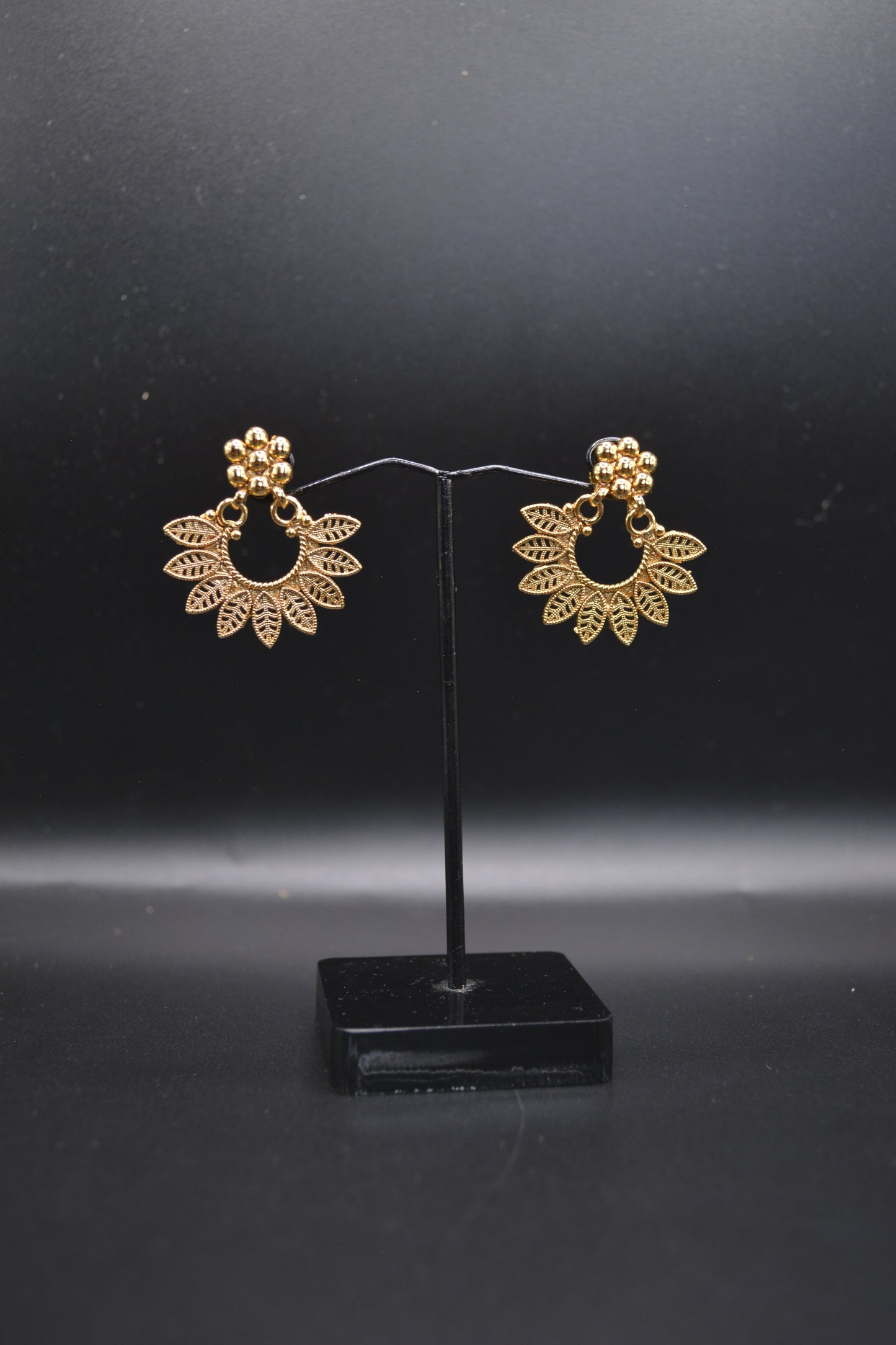 Gold Plated Leaf Jewelry Set