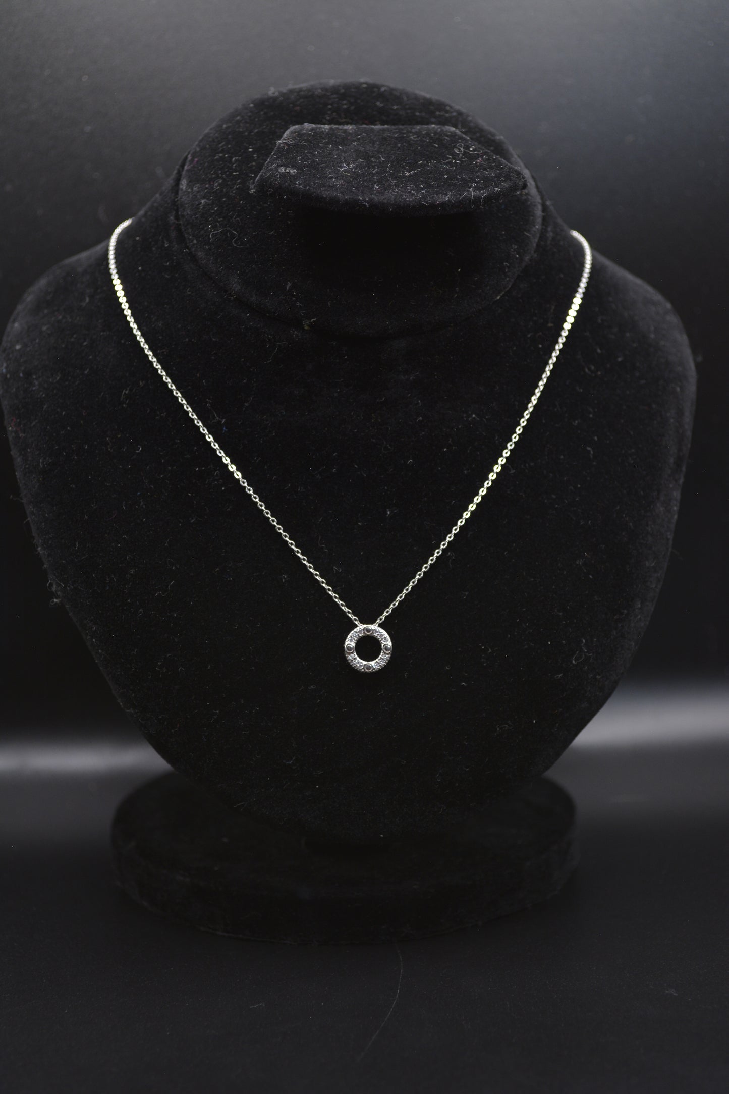 Elegant Circle Pendant Necklace