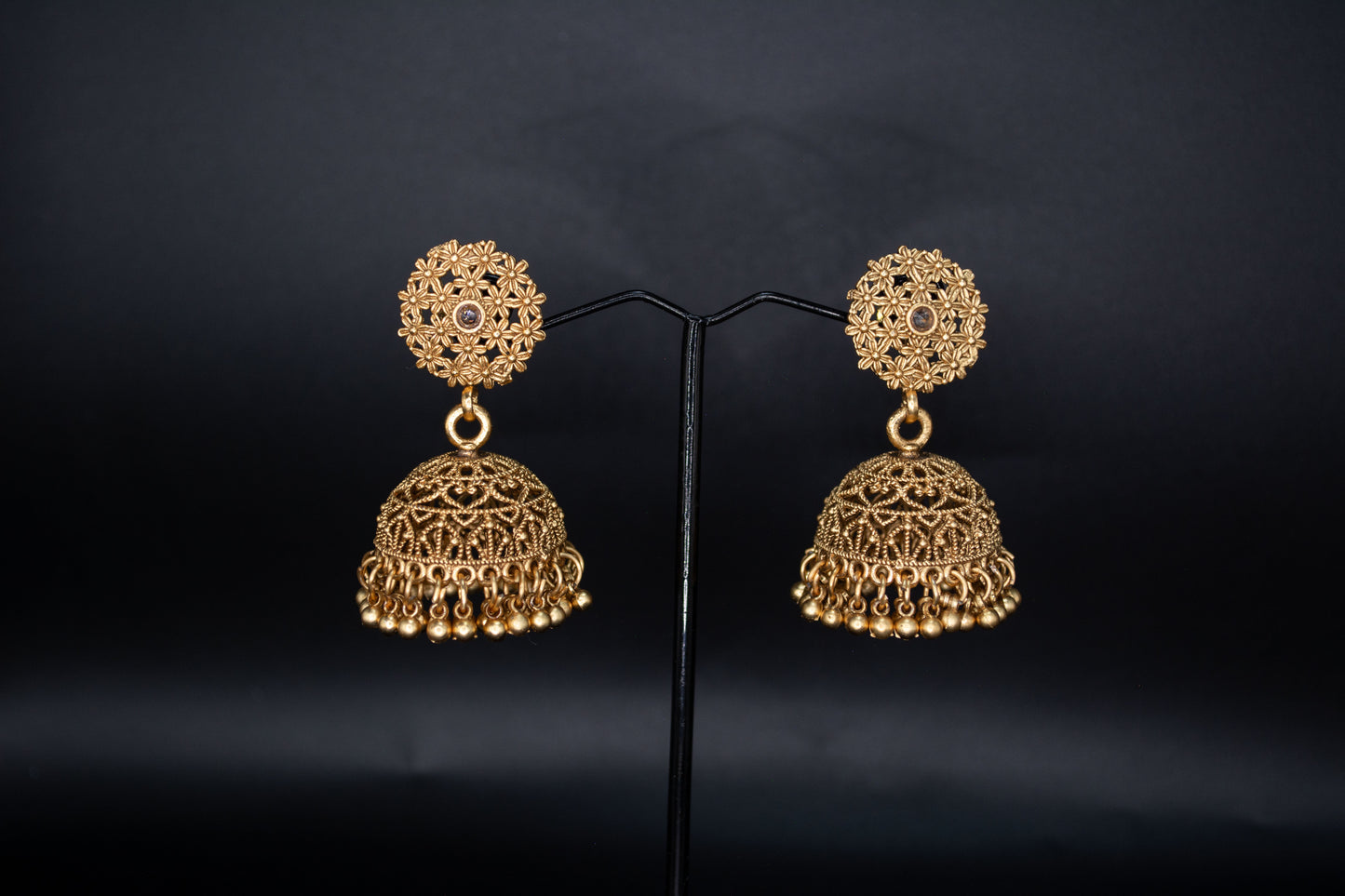 Filigree Jhumka Earrings