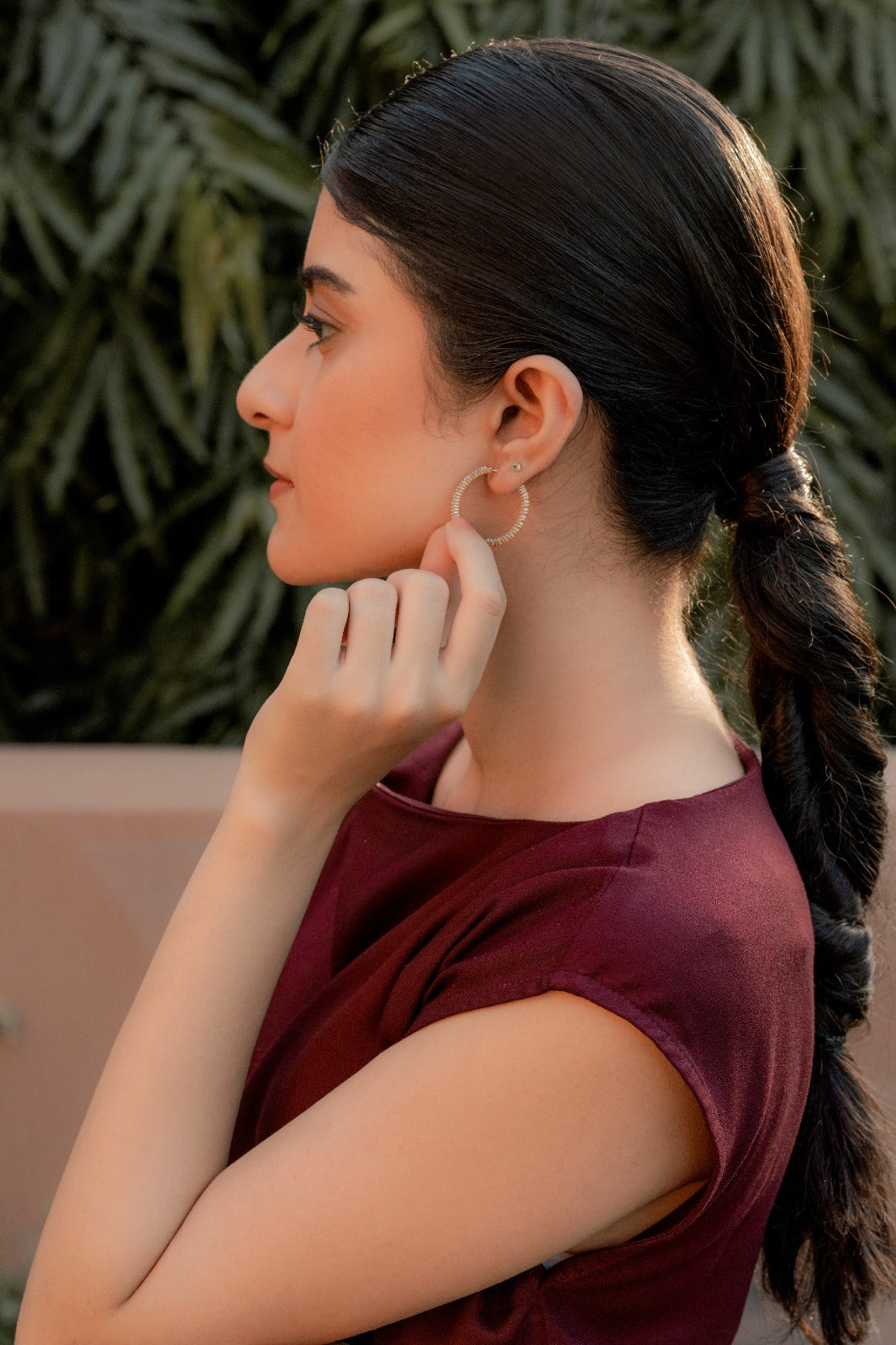 Timeless Diamond Cut hoop Earrings