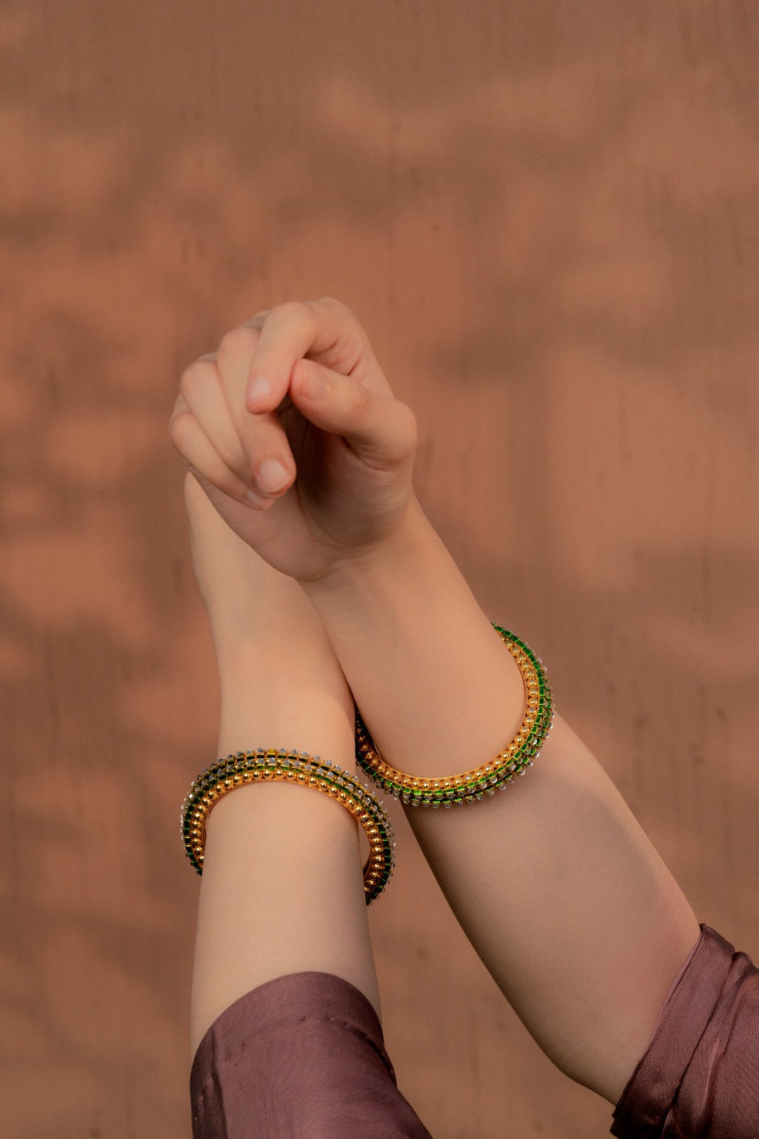 Mina Kundan Bangle