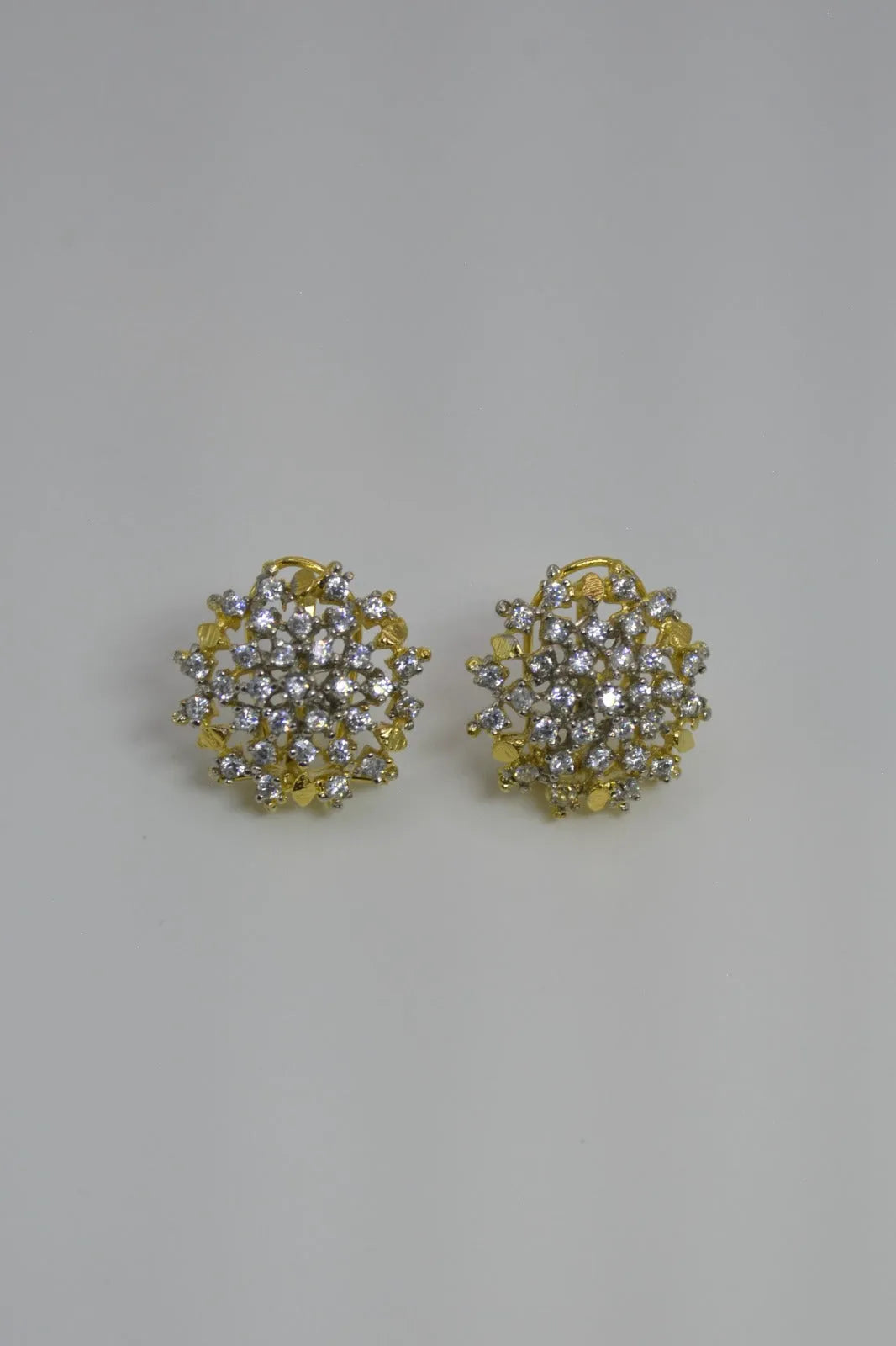 -Crystal Floral Earrings-Crystal Floral Earrings