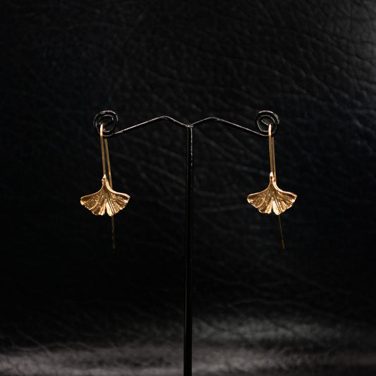 Ginkgo Leaf Earrings