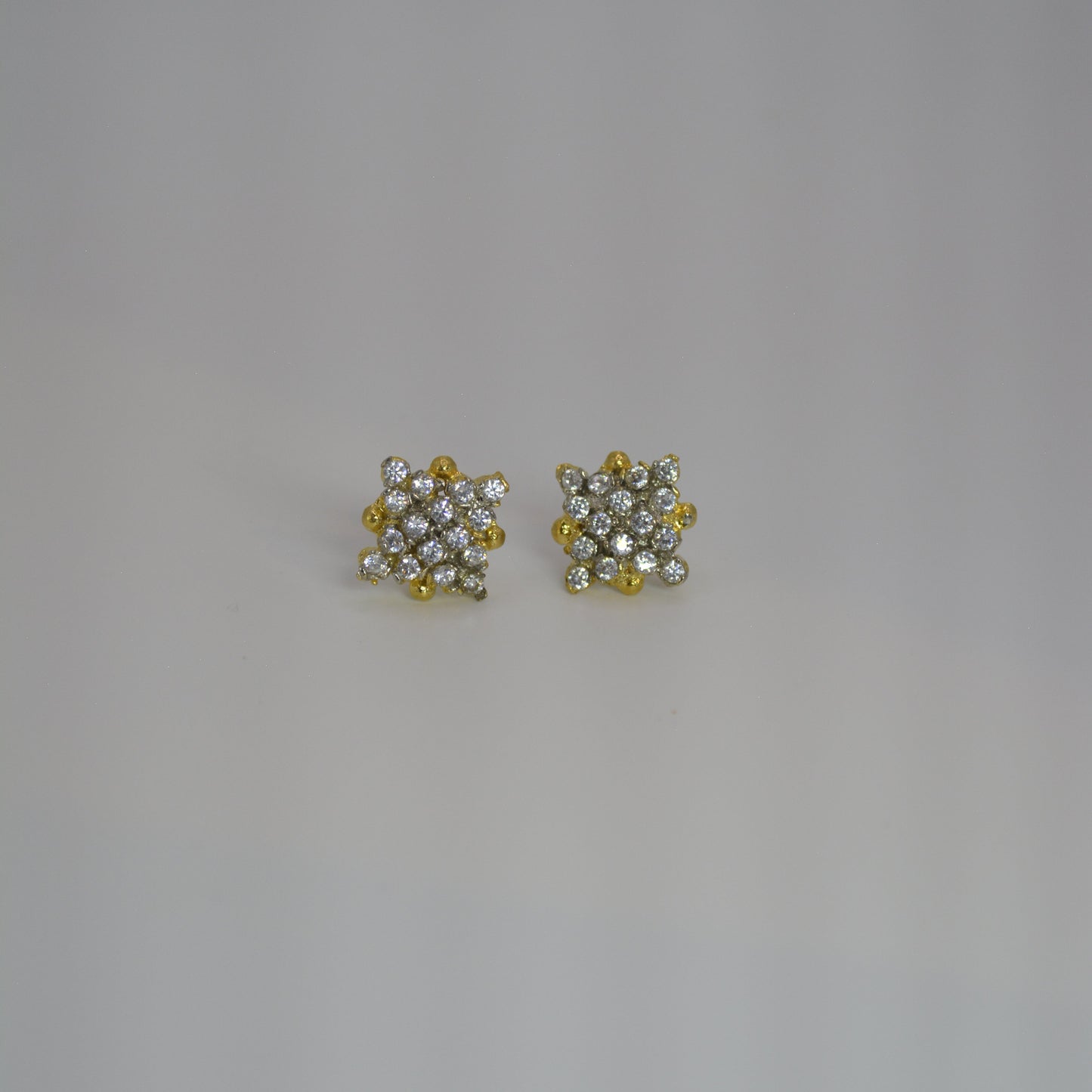 Geometric Gold Plated Earrings