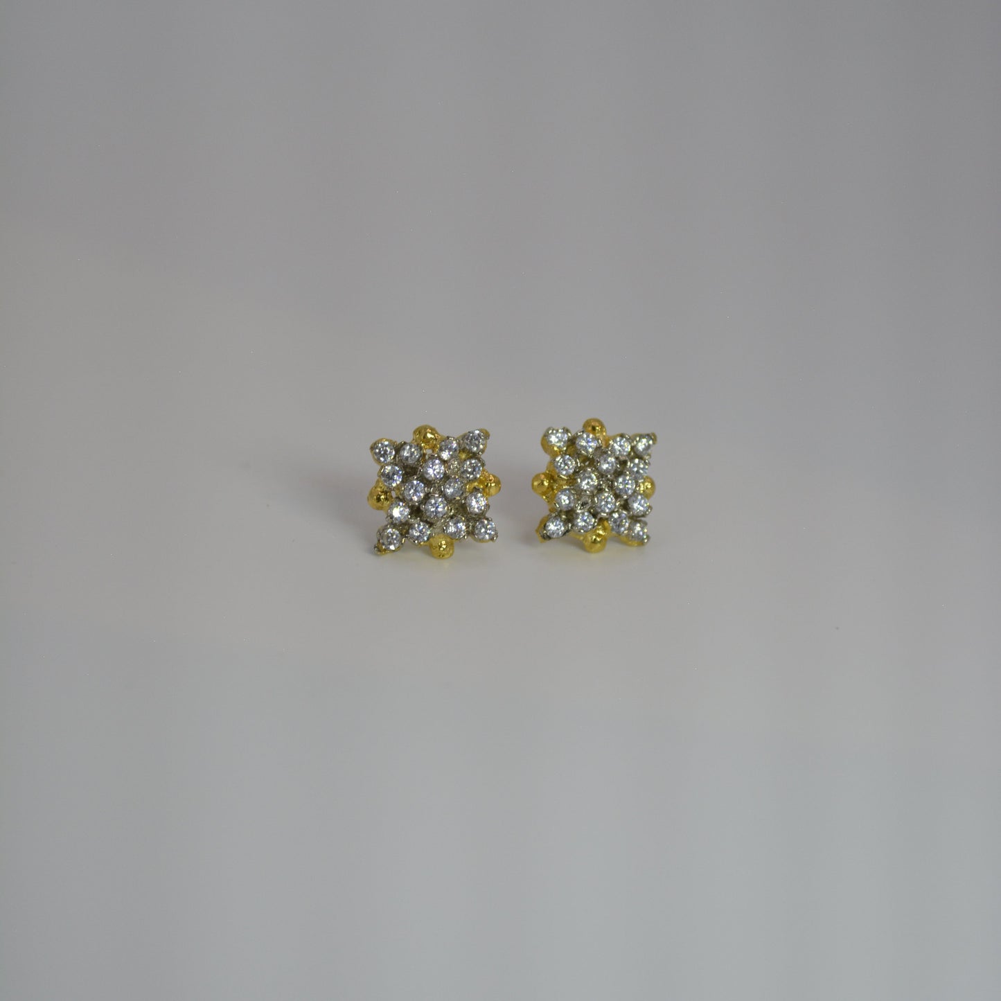 Geometric Gold Plated Earrings