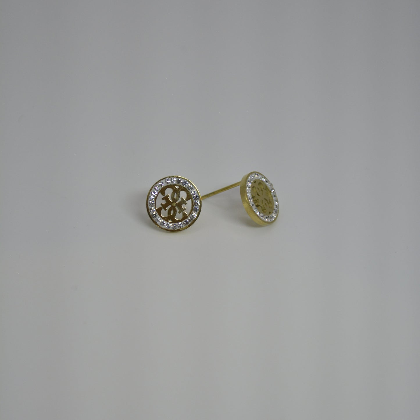 Circular Earrings with 18k Gold Plating - Sovrati Jewelry