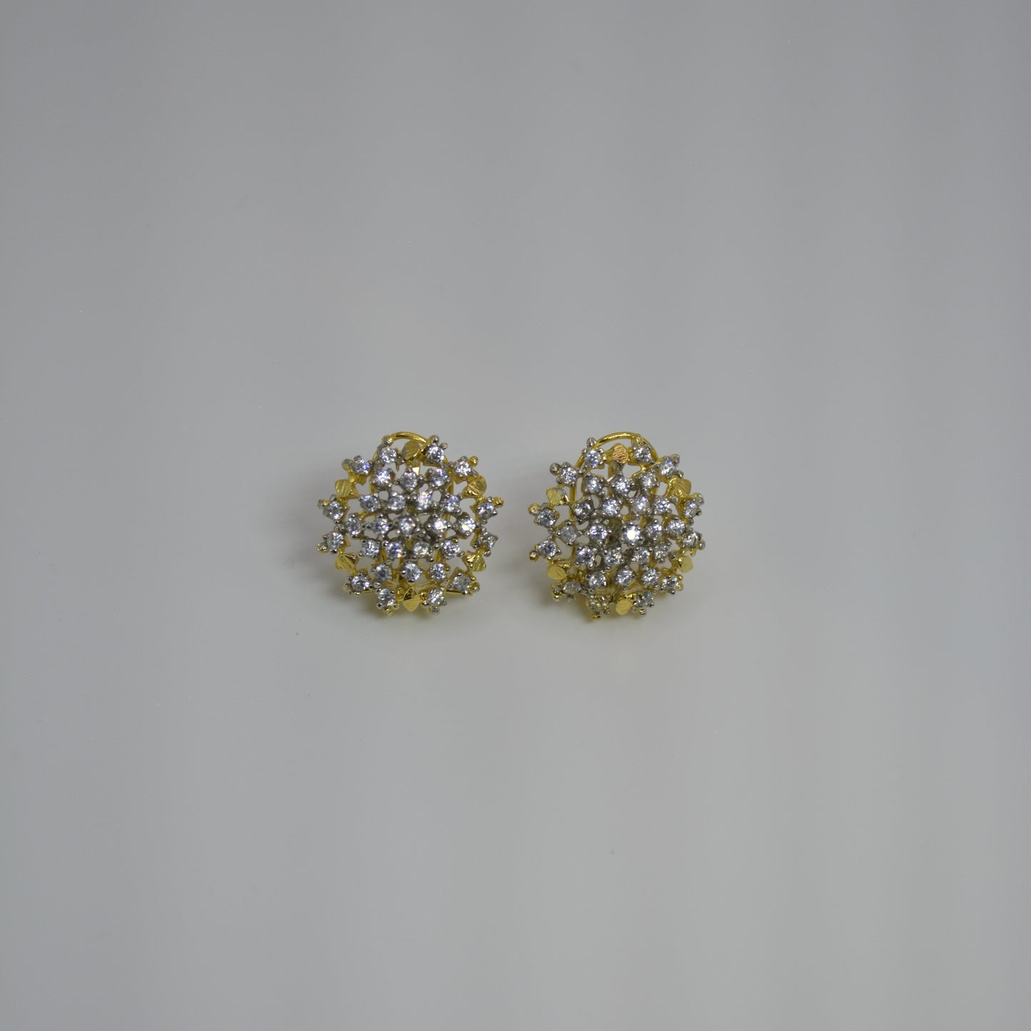 Crystal Floral Earrings - Sovrati Jewelry