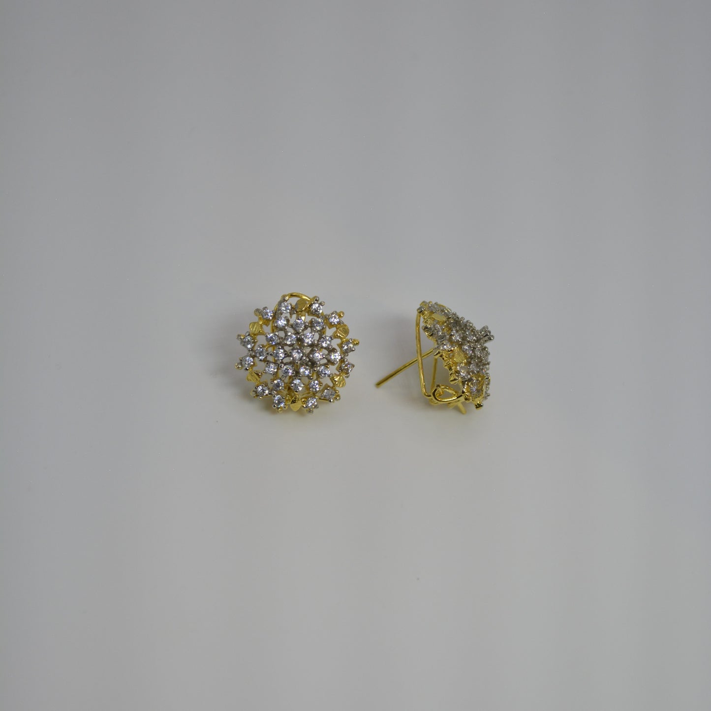 Crystal Floral Earrings - Sovrati Jewelry