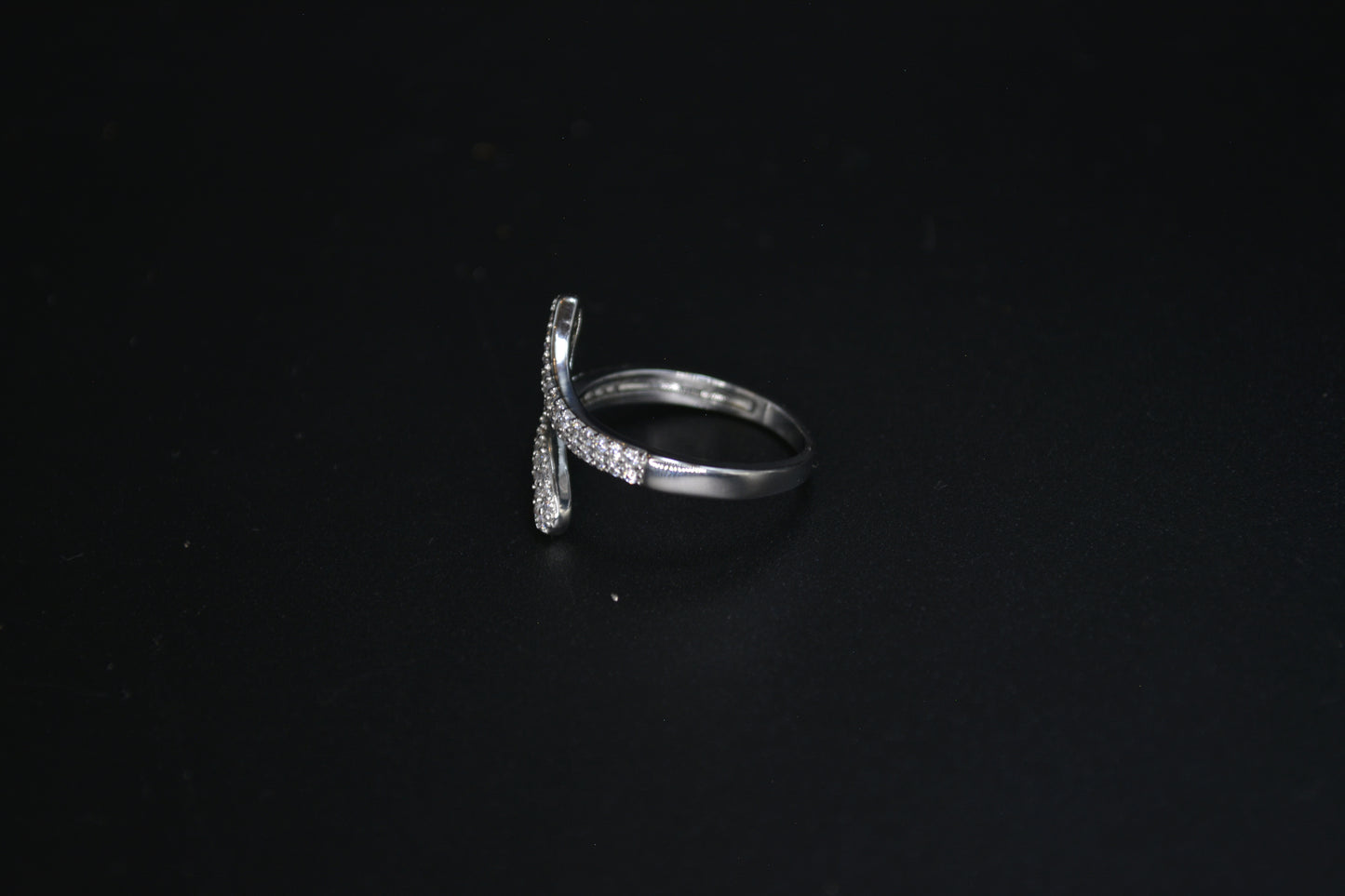 Elegant Twist Silver Ring