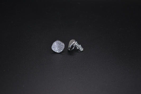 Pave Stud Earrings