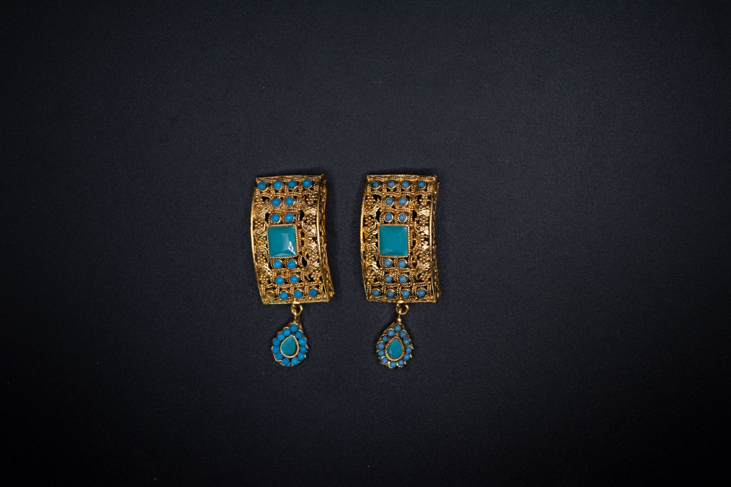 Gold Filigree Earrings by Sovrati Jewelry