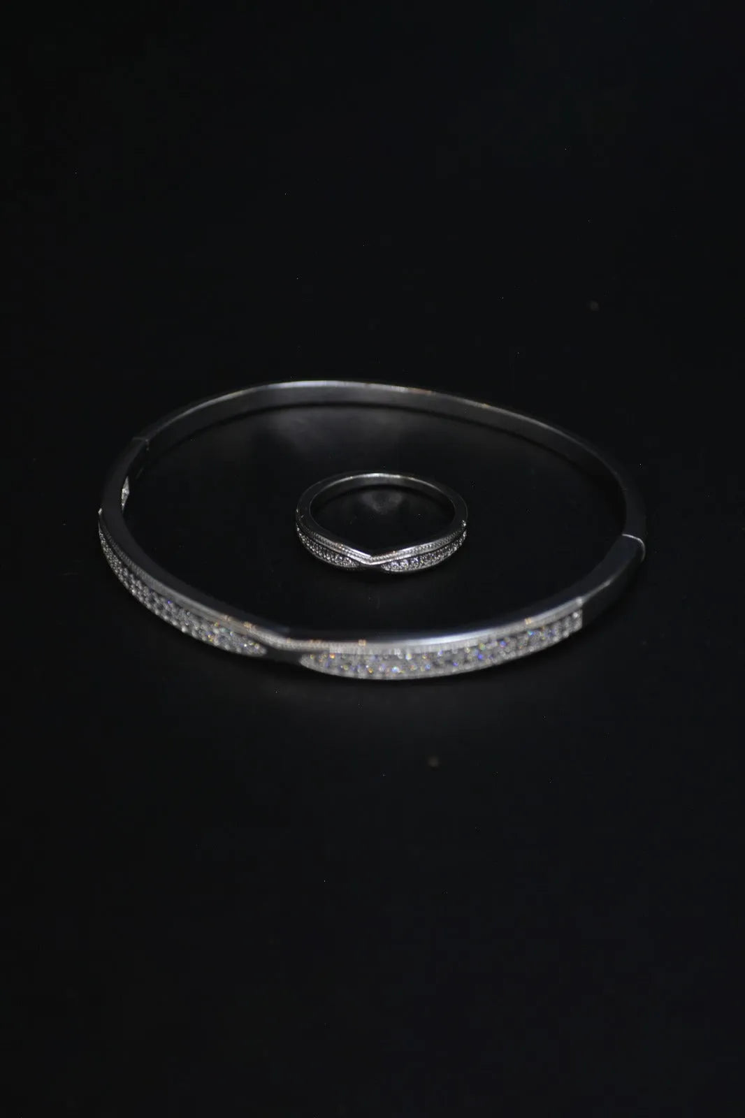 Diamond Cut Classic Bracelet and Ring Combo - SOVRATI