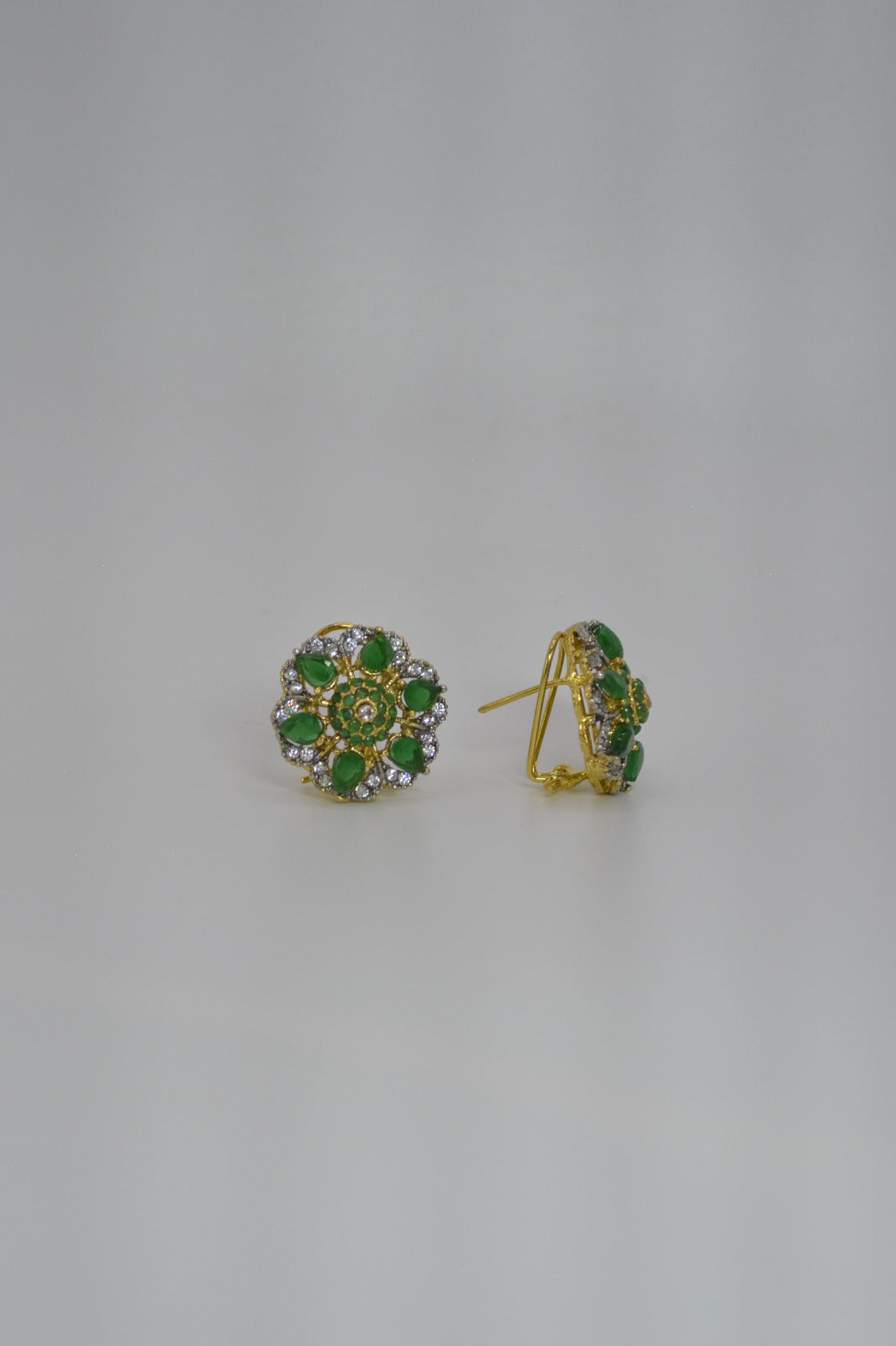 Antique-Style Floral Earrings