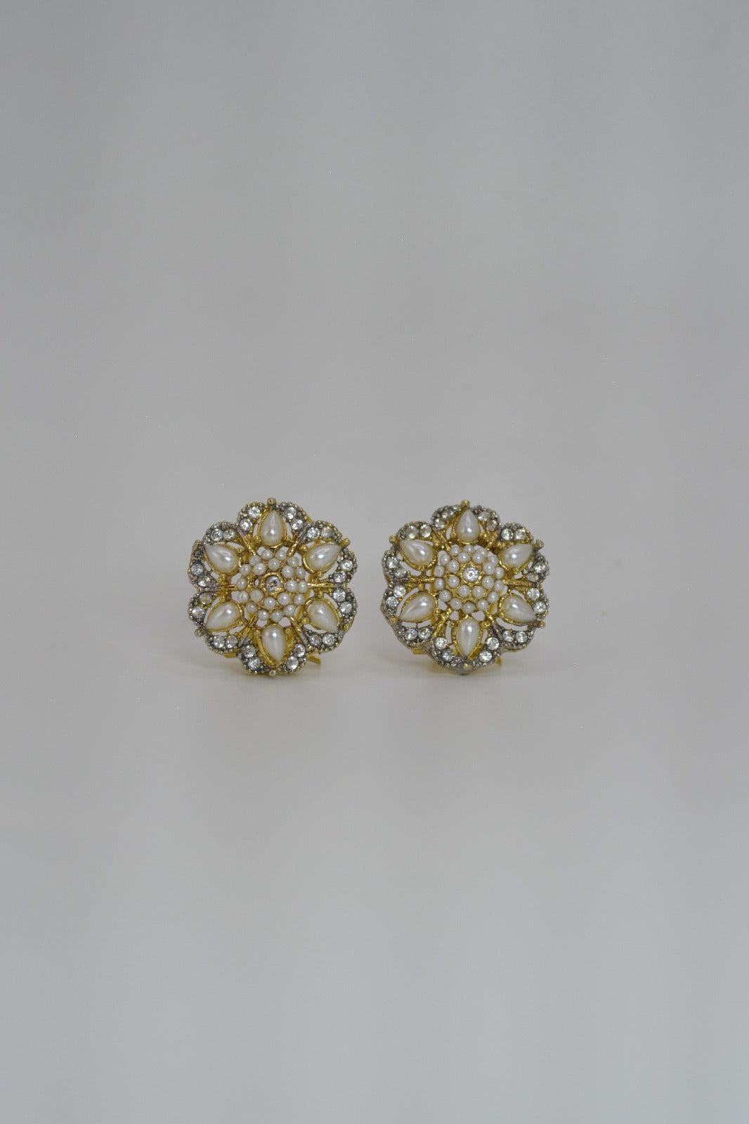 Antique-Style Floral Earrings