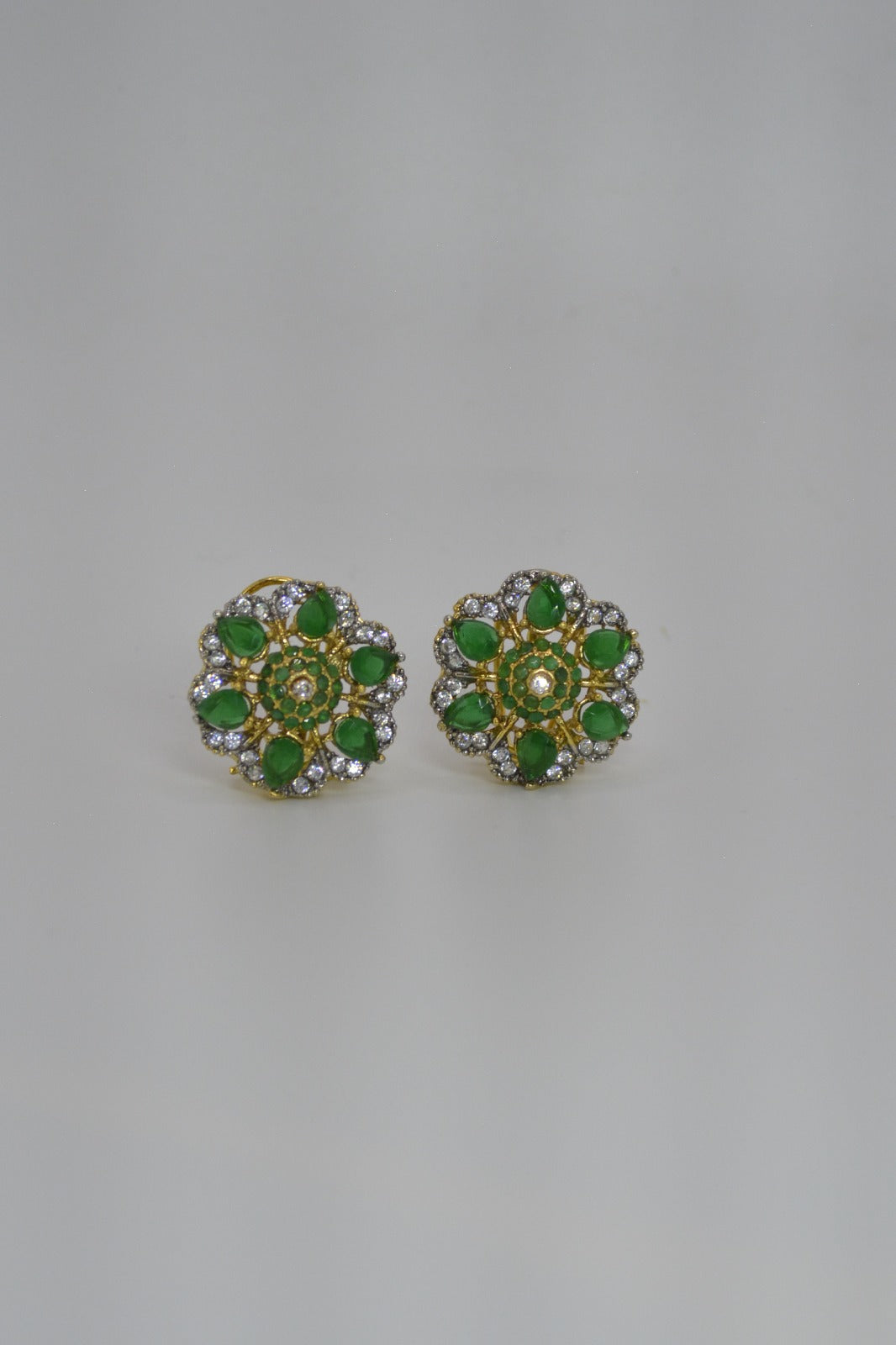 Antique-Style Floral Earrings