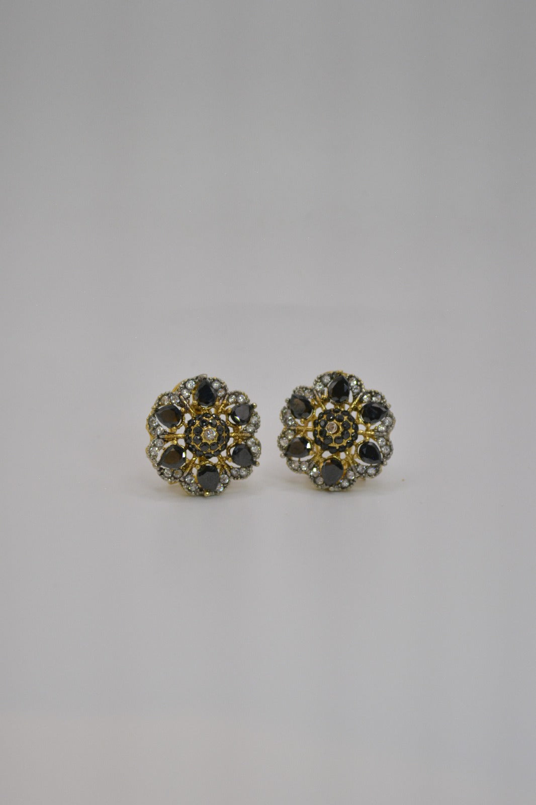 Antique-Style Floral Earrings