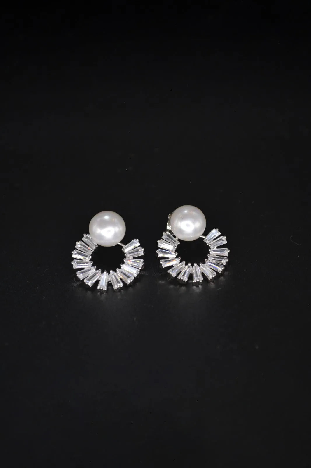 -Pearl Disk Earrings-Pearl Disk Earrings