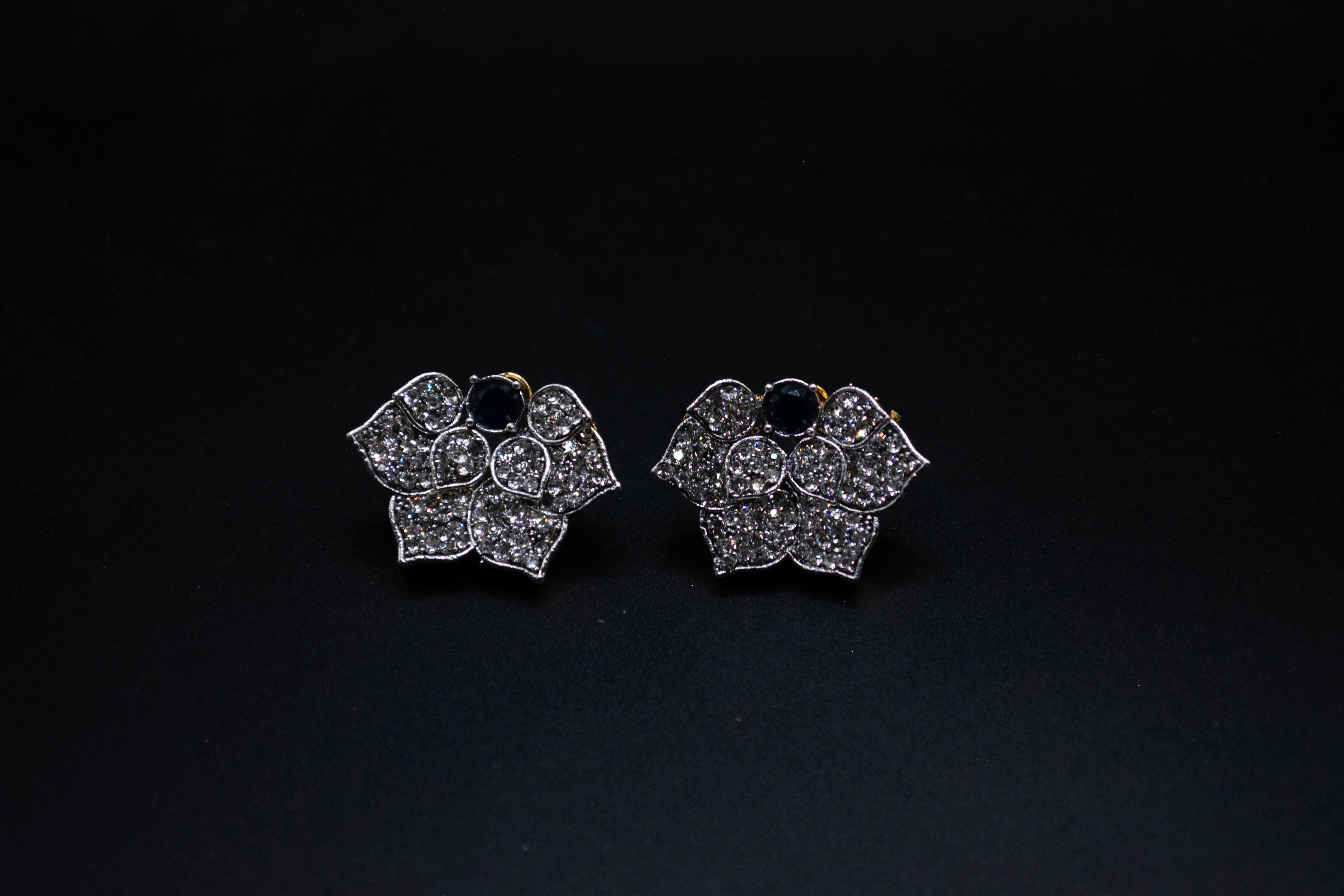 SJE133-Elegant Flower Earrings-Elegant Flower Earrings