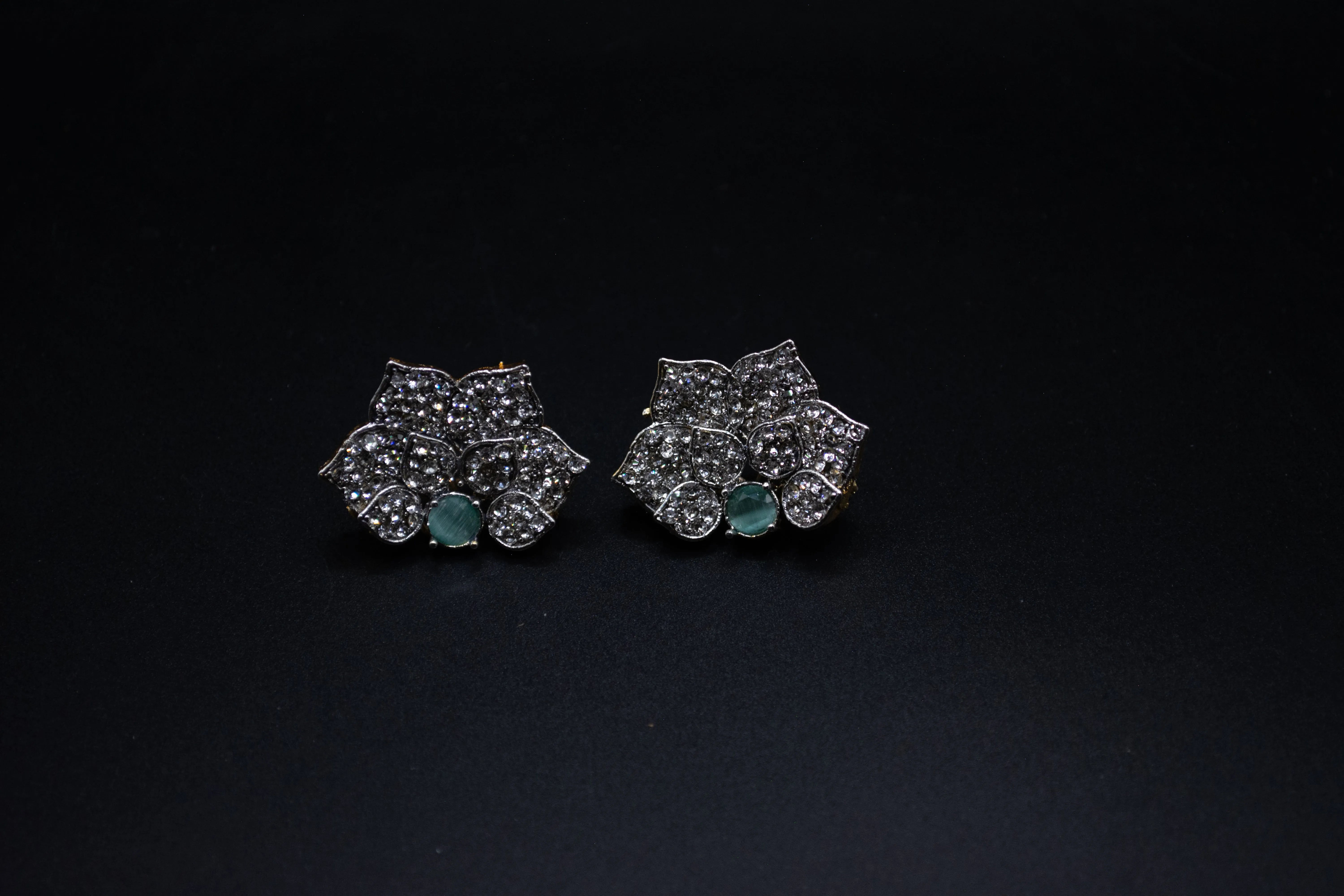 SJE134-Elegant Flower Earrings-Elegant Flower Earrings