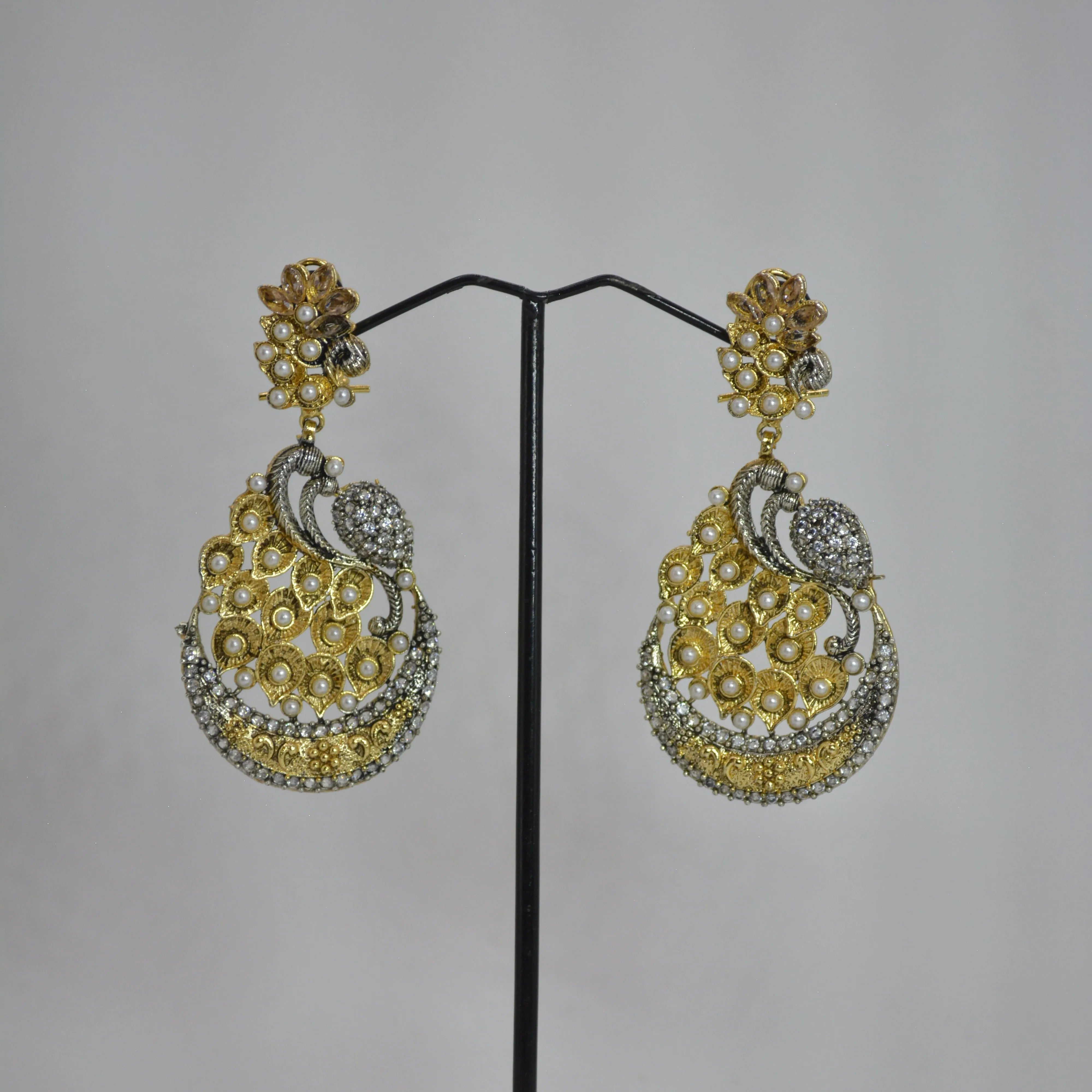 SJE174-Peacock Earrings-Peacock Earrings