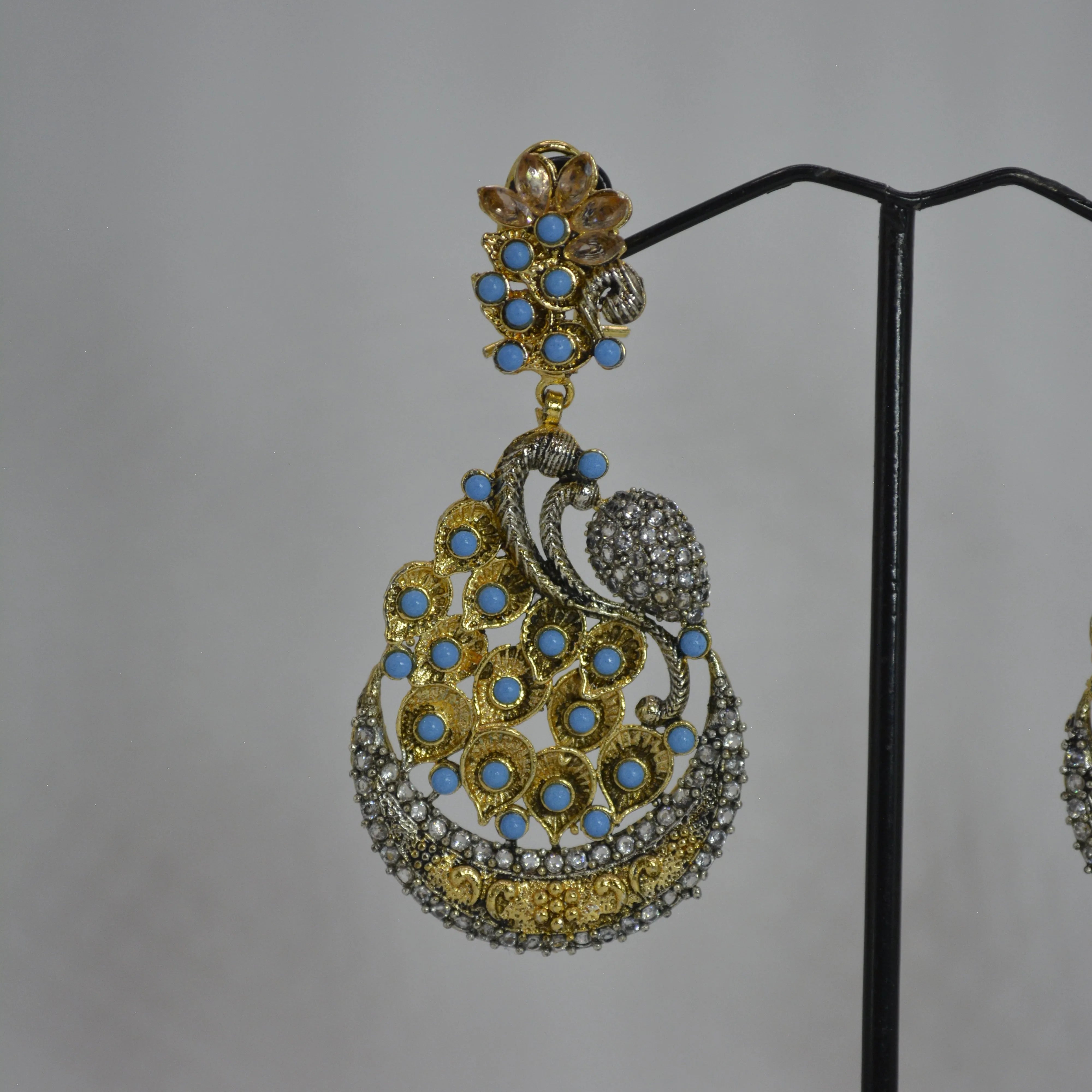 SJE175-Peacock Earrings-Peacock Earrings