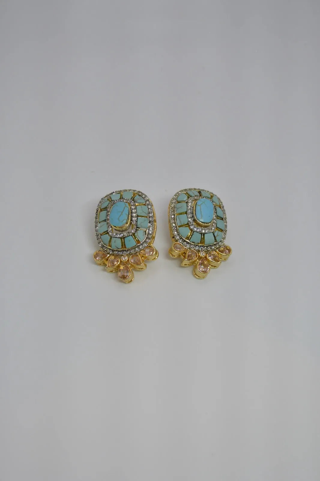 '-Tiled Mosaic Earrings-Tiled Mosaic Earrings