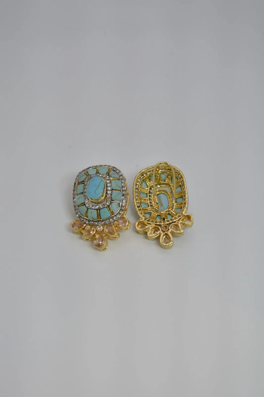 '-Tiled Mosaic Earrings-Tiled Mosaic Earrings