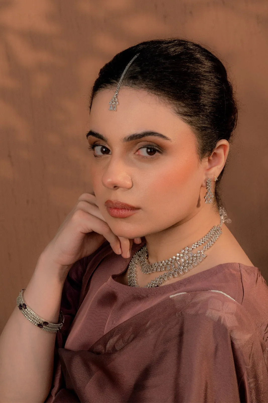 Zircon Jarao Colored Stone Bangles(Pair) - SOVRATI