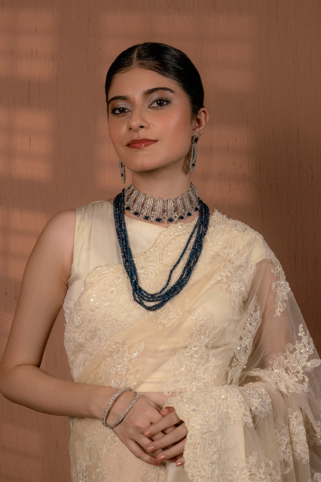 Delicate Diamond Cut zirconia Bangles