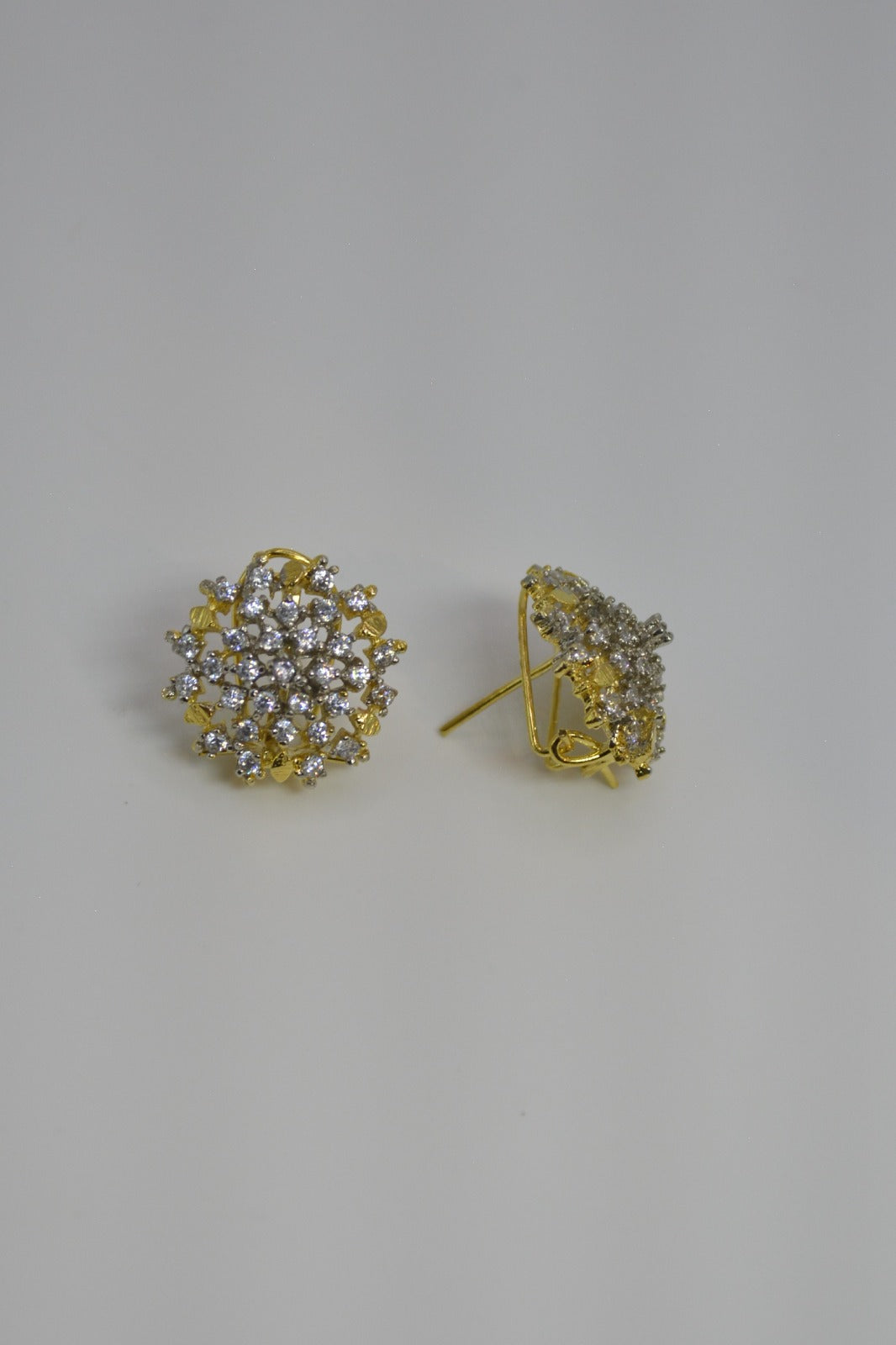 Crystal Floral Earrings